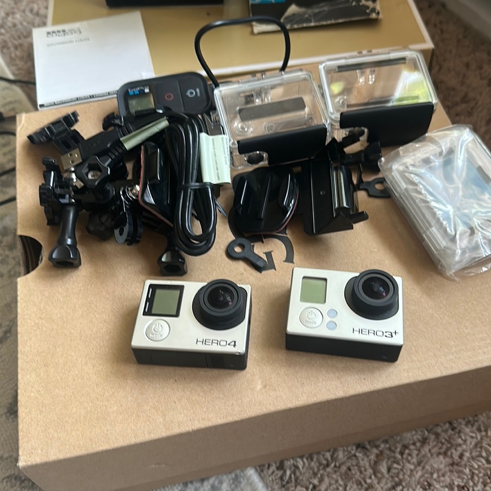 2 GoPro Hero3+ and Hero4 SOLD!